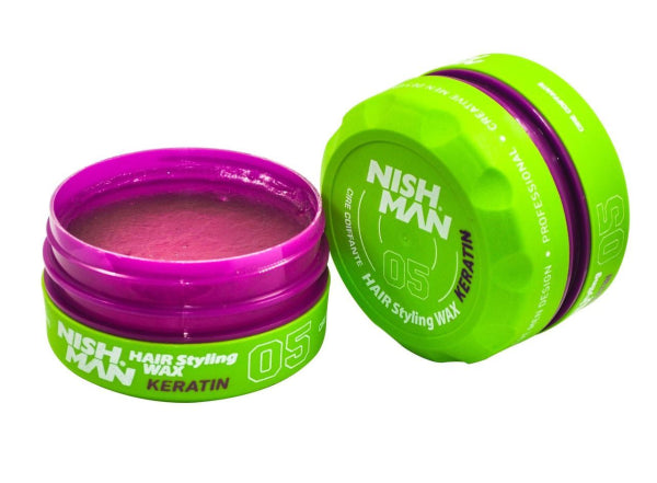 Nishman Hair Styling Wax 150Ml Keratin 05