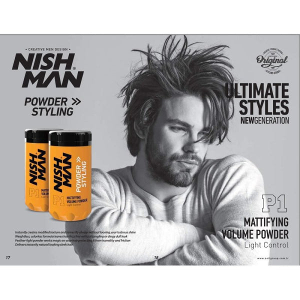 Nishman Powder Hairstyling Wax P1 20 Gr
