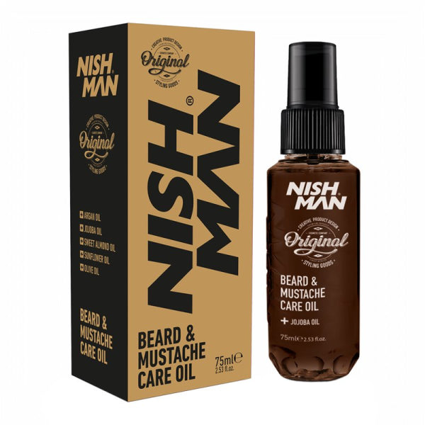 Nishman Huile de soin barbe et moustache 75 ml