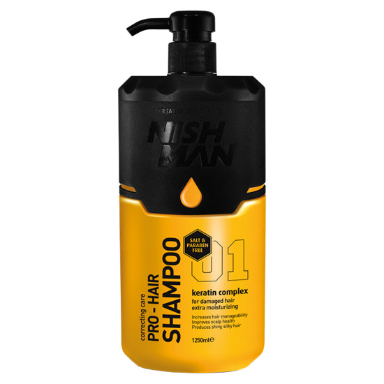 Nishman Professional Champú Capilar (Sin Sal Ni Parabenos) 1250 Ml