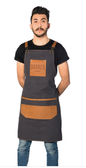 Tablier de barbier Marmara-bleu