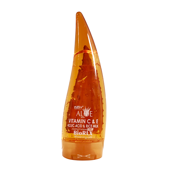 Biorlx Aloe Vera + Vitamina C y E + Ácido Kójico Y Gel De Leche De Arroz 250Ml