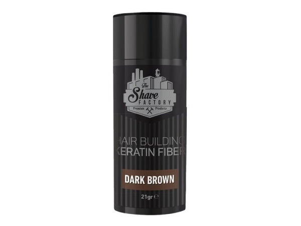 The Shave Factory Hair Building Fiber 21Gr Dark Brown