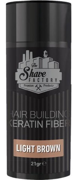 The Shave Factory Hair Building Fiber 21Gr Light Brown
