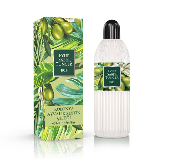 Eyup Sabri Tuncer Eau De Cologne Plastic Bottle Ayvalik Olive Blossom 400 Ml