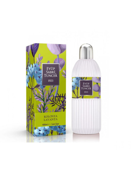 Eyup Sabri Tuncer Eau De Cologne Glass Bottle Lavender 400 Ml