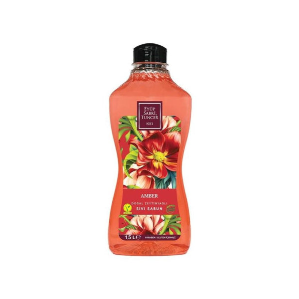 Eyup Sabri Tuncer Liquid Soap Natural Olive Oil Amber 1.5 Liter