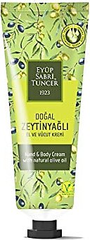Eyup Sabri Tuncer Crema De Manos Aceite De Oliva Natural 50 Ml