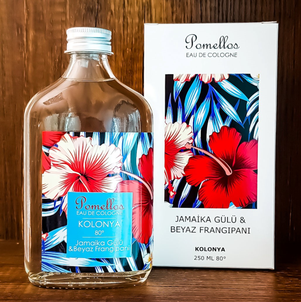 Pomellos Eau de Cologne Jamaïcaine Rose & Frangipanier Blanc 250 Ml