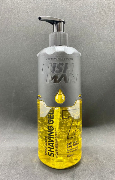 Nishman Gel à Raser Énergisant No7 400Ml
