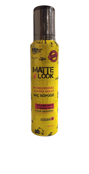 Matte Look Medium Hold & Volumizer Hair Mousse, 150 Ml