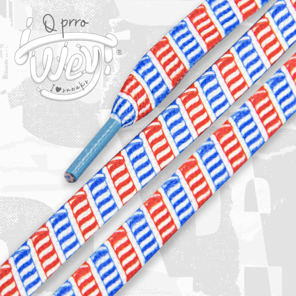 Qprrowey Pair Of Printed Shoelaces Caramel Pattern - S39