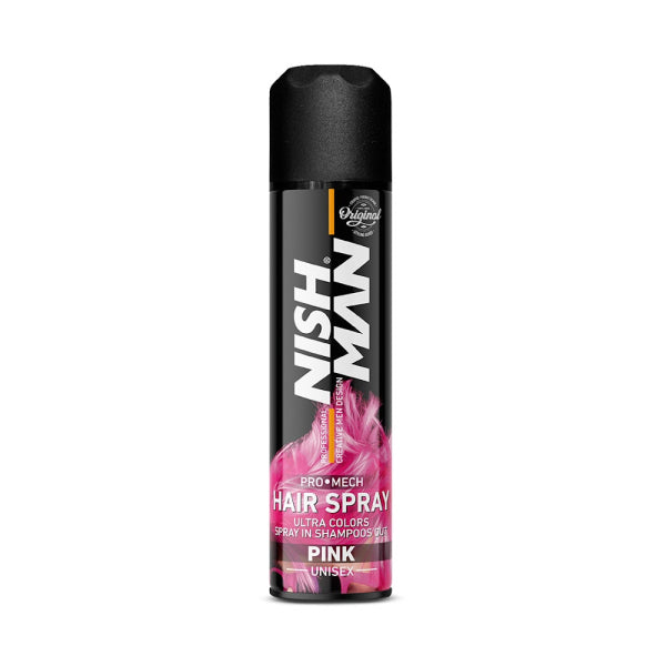 Nishman Hair Coloring Mech Spray Pink Pink