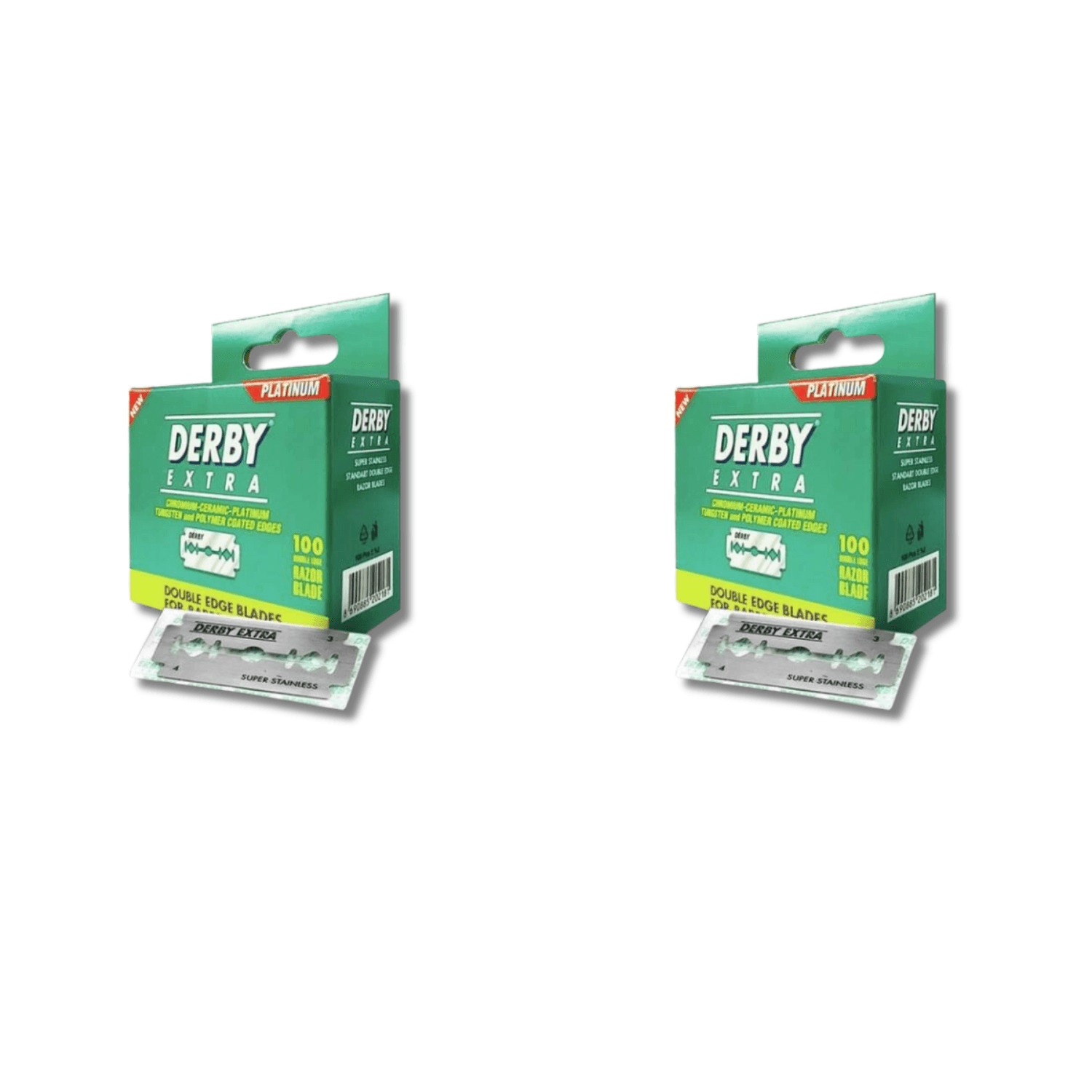 Derby Double Edge Razor Blades - 100ct (mini) - BarberSets