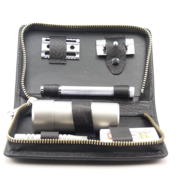 Dovo Shaving Set R Sat Black