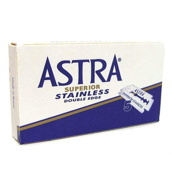 Hoja de doble filo Astra (azul)