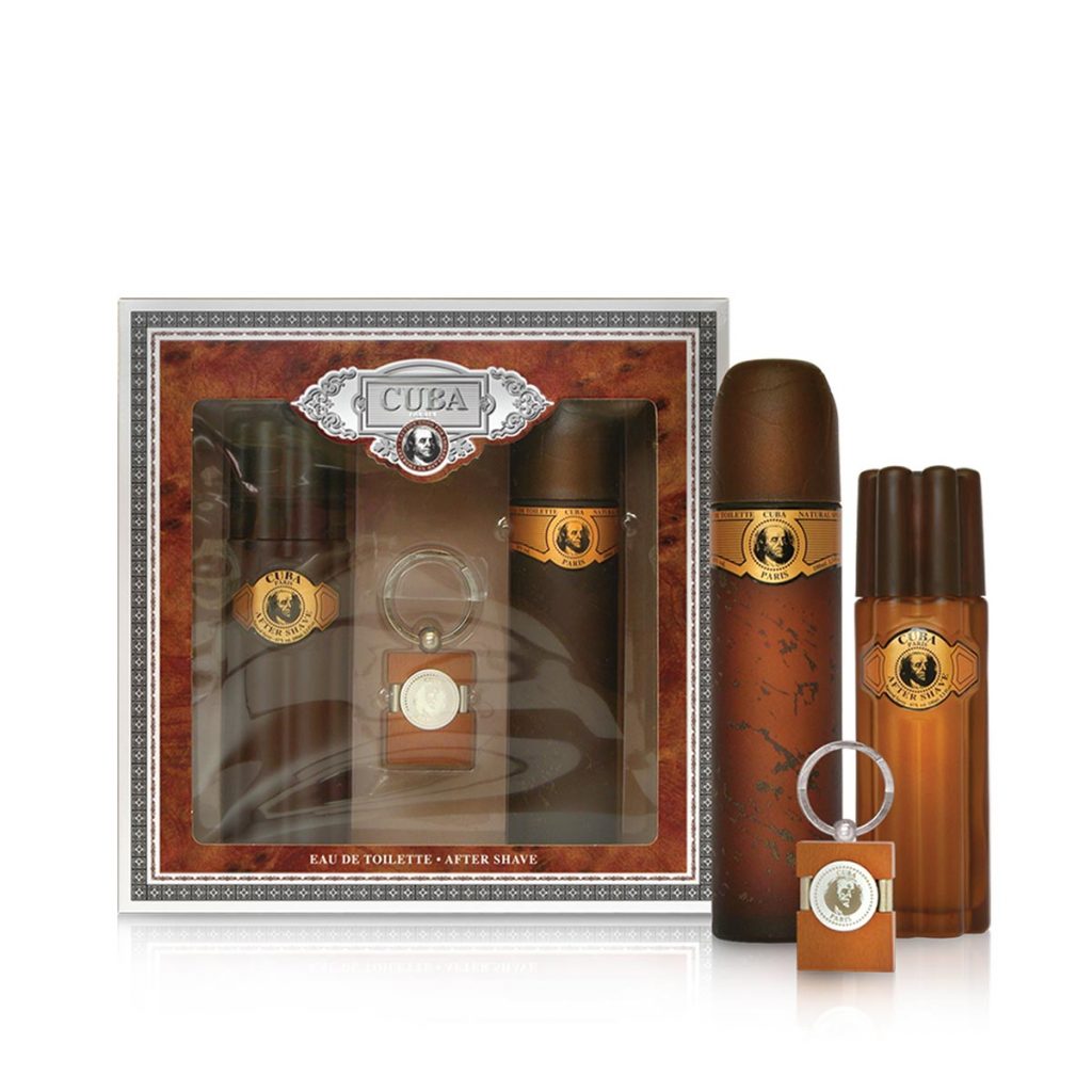 Gift Set - Cuba Gold M 100Ml 3Pc Gift Set (Open Window)