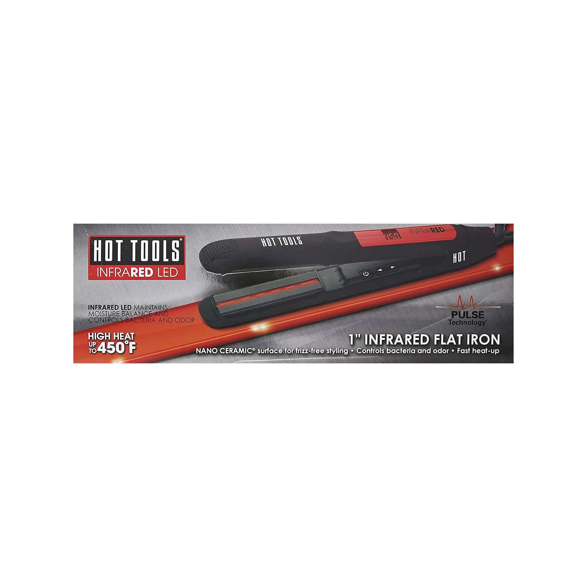 HOT TOOLS  LED Infrared Flat Iron