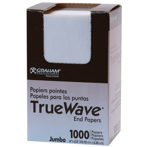 Graham Truewave End Papers Jumbo - Professional Hair Styling End Wraps