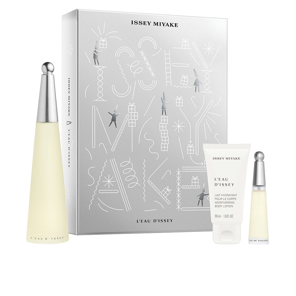 Set - Issey Miyake L'Eau D'Issey W Edt 50ml Gift Set (Slightly Damaged Box)