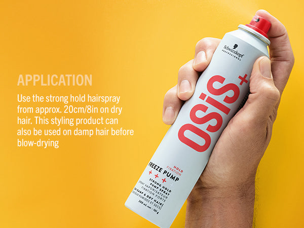 Schwarzkopf Osis+ Session Hold Fixation Extra Strong Hair Spray, 500ml