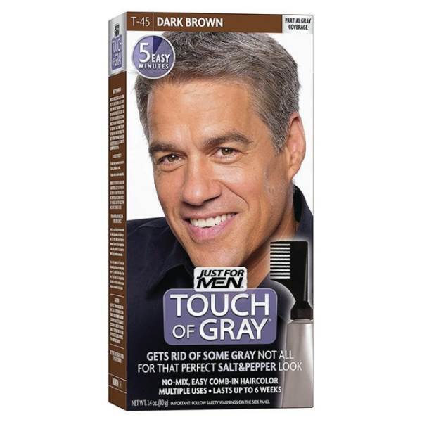 Just For Men Touch Of Gray Dark Brown-Gray Hair Color