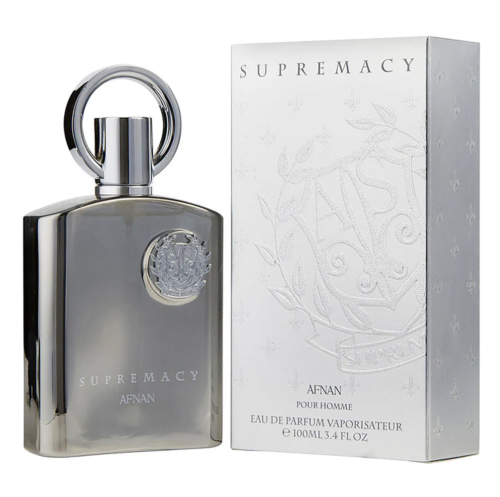 Afnan Supremacy Silver EDP M 100 ml Boxed (Rare Selection)