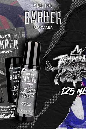 Marmara Barber Barber Coloration temporaire pour cheveux 125 ml Noir