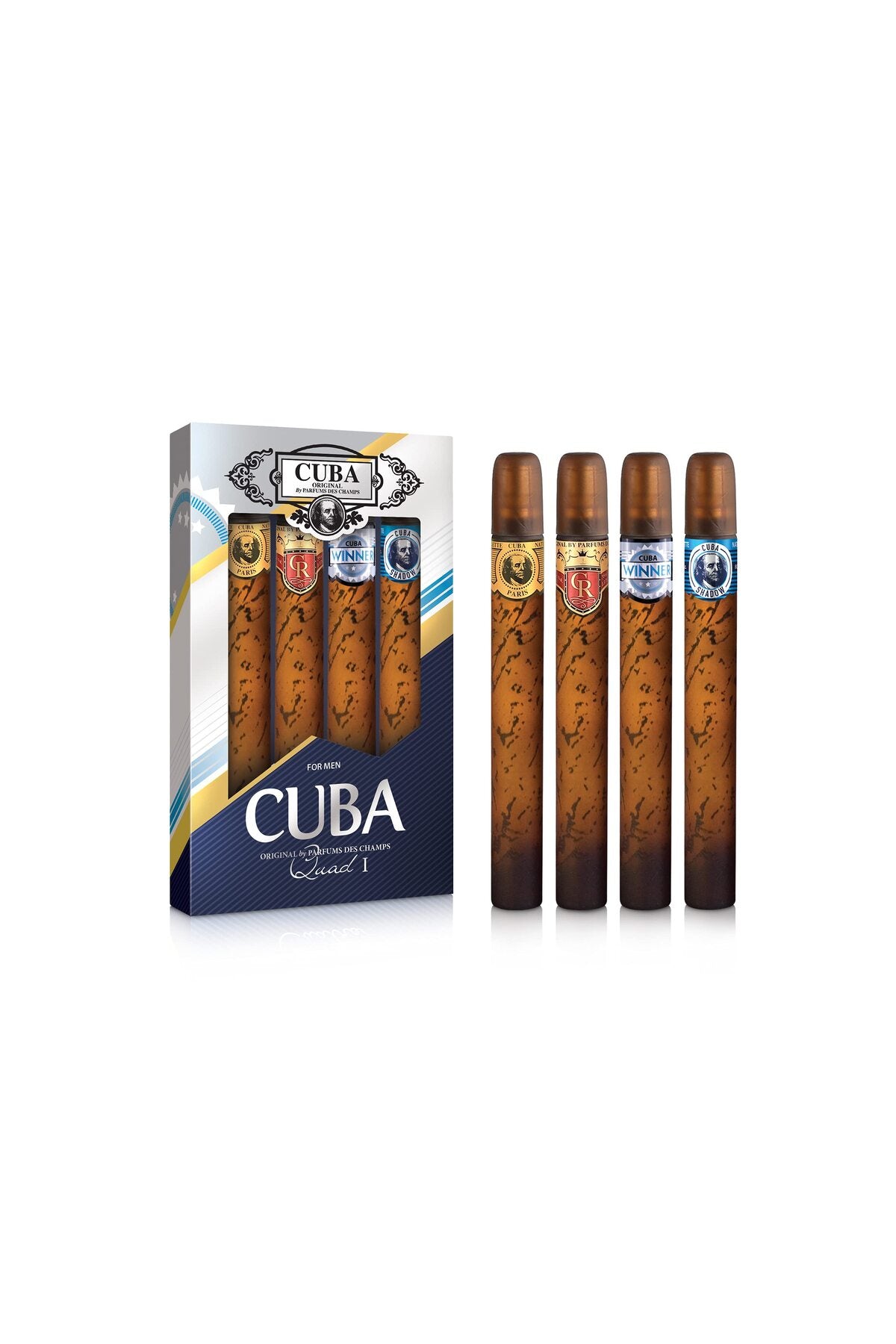 Super Blockbuster Set - Cuba Must Have M 100ml Gift Set (with AS, DEO, SG + 35ml Bonus)