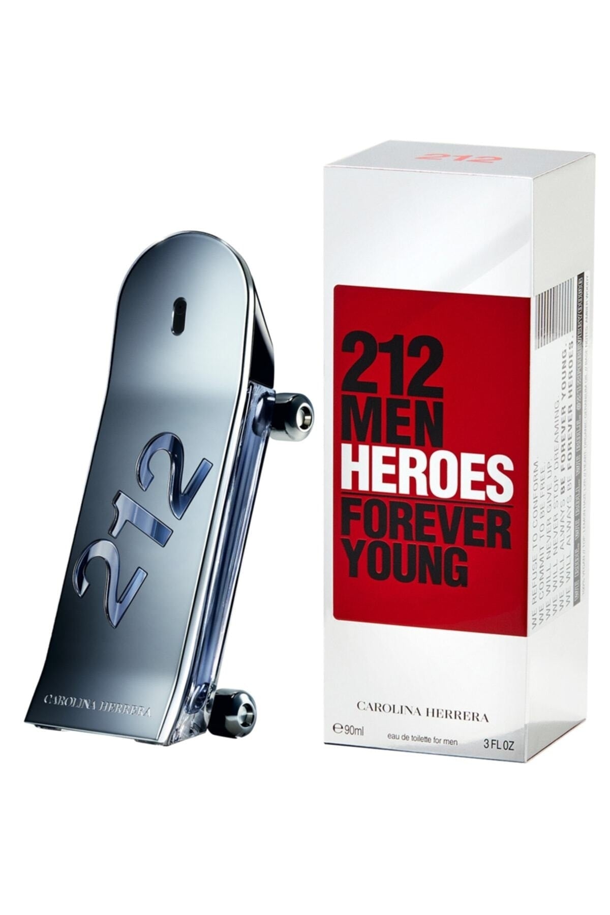 Carolina Herrera 212 Heroes EDT M 90ml Boxed (Rare Selection)