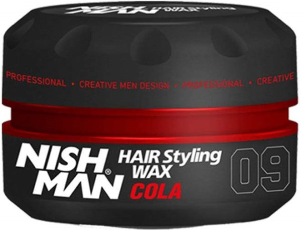 Nishman Hair Styling Wax - Cola Scented 150Ml (09)