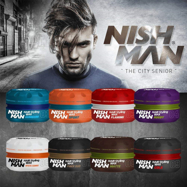 Nishman Hair Styling Wax - Cola Scented 150Ml (09)