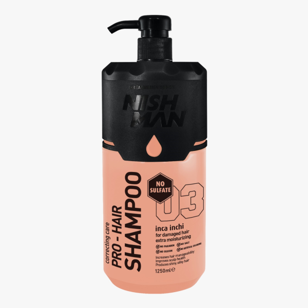 Nishman Professional Hair Shampoo Sulfate Free Inca Inchi 1250Ml