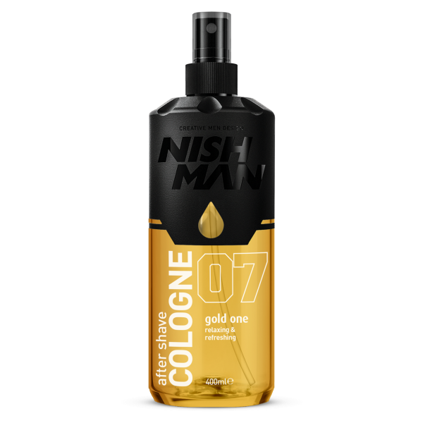 Nishman Gold One 07 400Ml After Shave Cologne - Long Lasting Scent