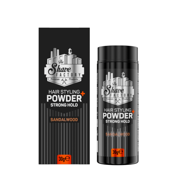 The Shave Factory Hair Styling Powder 30G Strong Hold - Volumizing Hair Powder For Men And Women