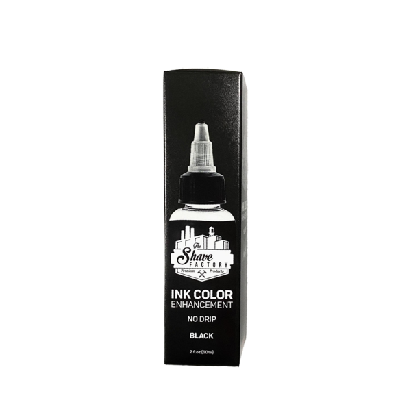 The Shave Factory No Drip Color Black Hair Dye - Long-Lasting Formula With No Mess Application
