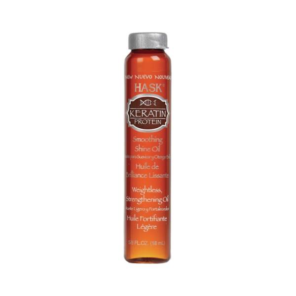 Hask Keratin Protein Smoothing Shine Oil Vial - 0.63 Oz