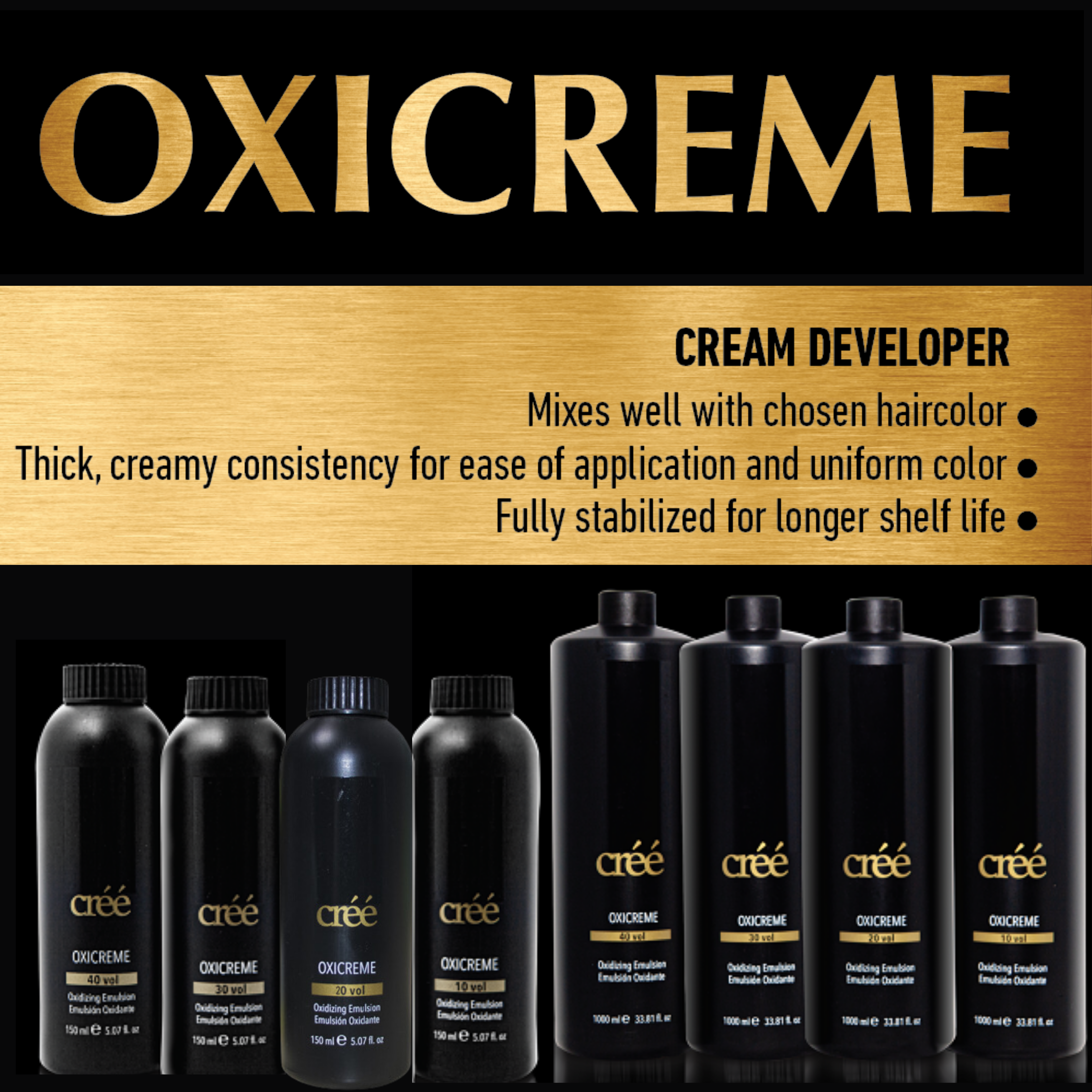 Cree Oxicreme 1000ml Oxy 10 Vol