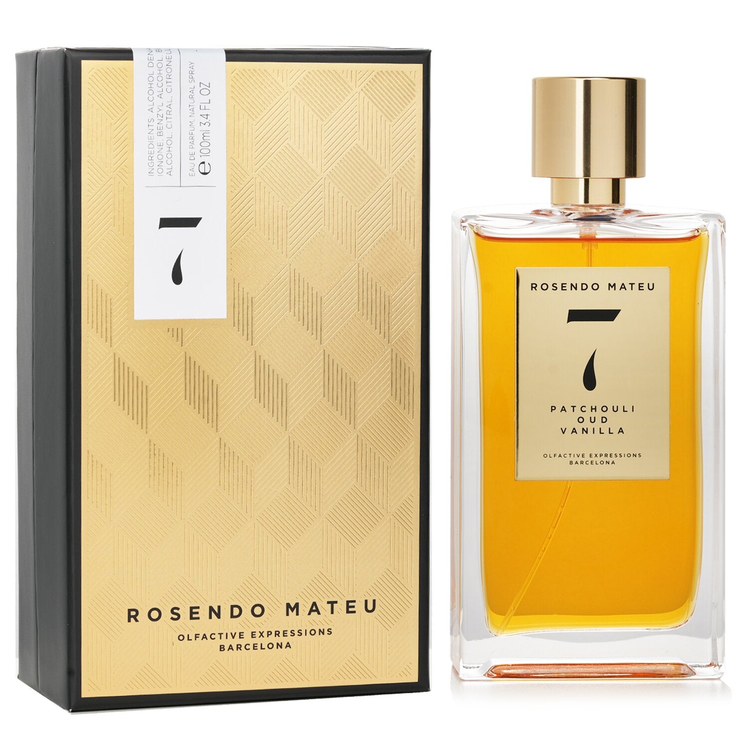 Final Sale Tester - Rosendo Mateu No 7 Patchouli Oud Vanilla EDP M 100ml