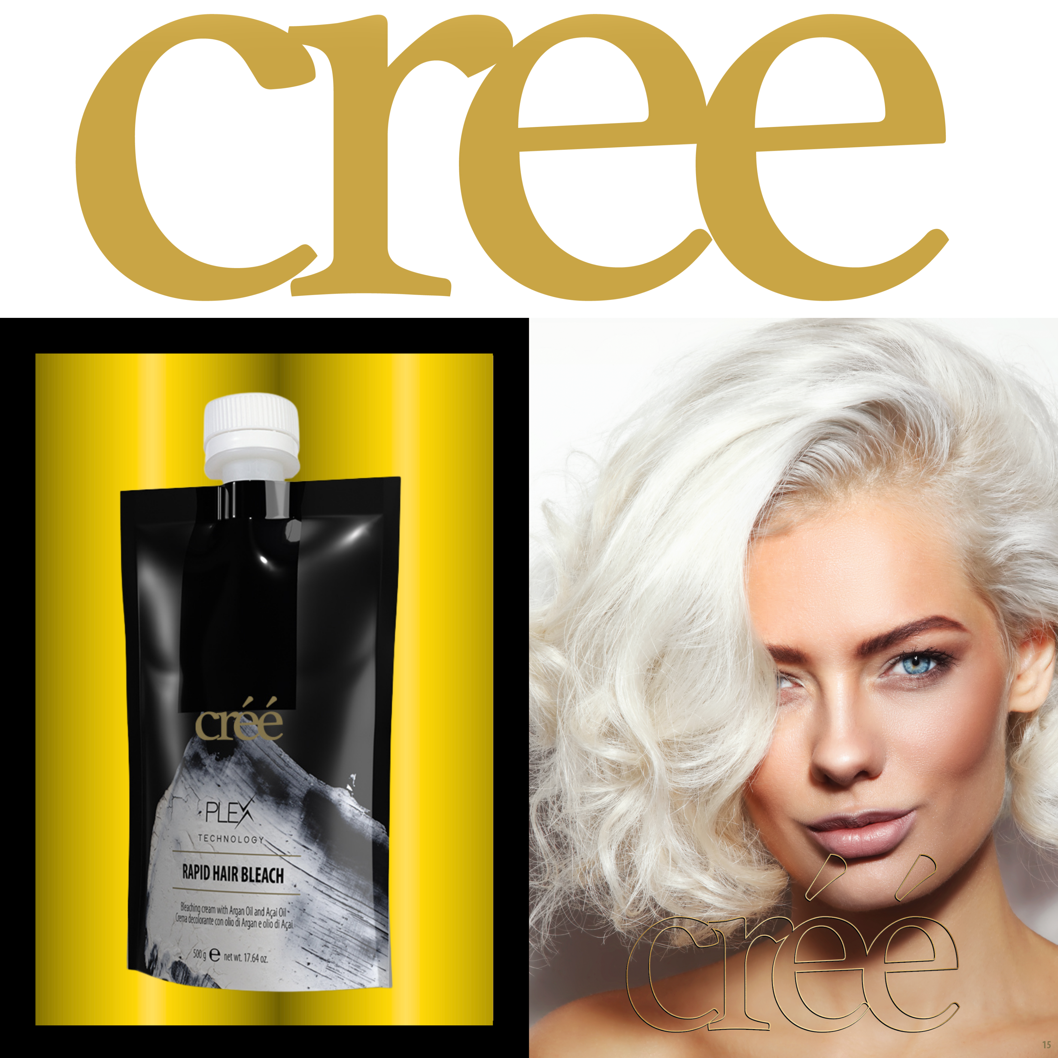 Cree Bleach Rapıd Haır Bleach – Charcoal 500G