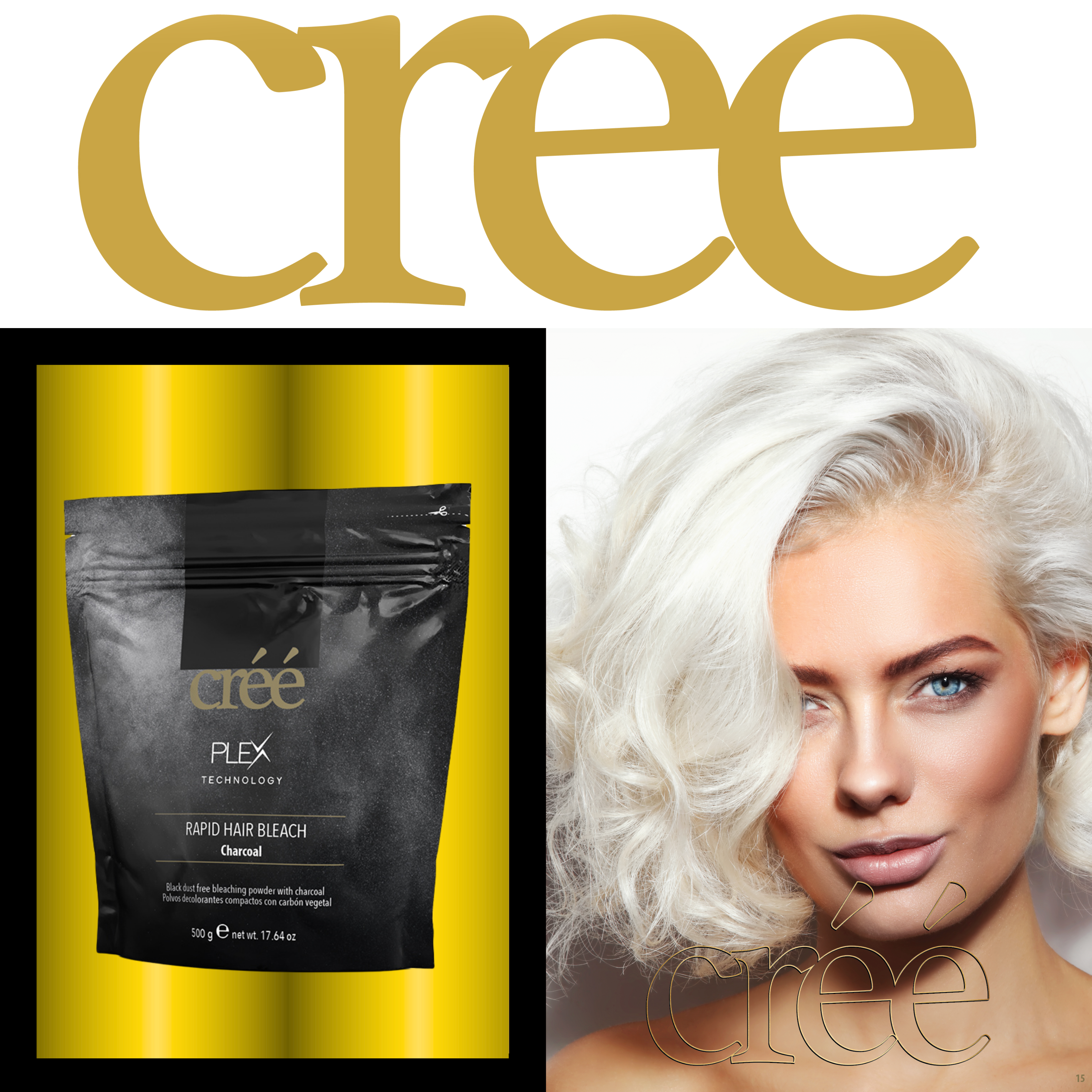 Cree Bleach Rapıd Haır Bleach – Charcoal 500G