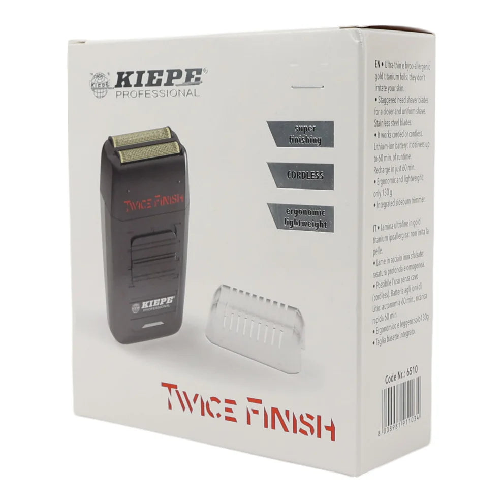 Kiepe Professional Twice Finish Shaver - Precision Hair Trimming Tool For Salon Quality Results