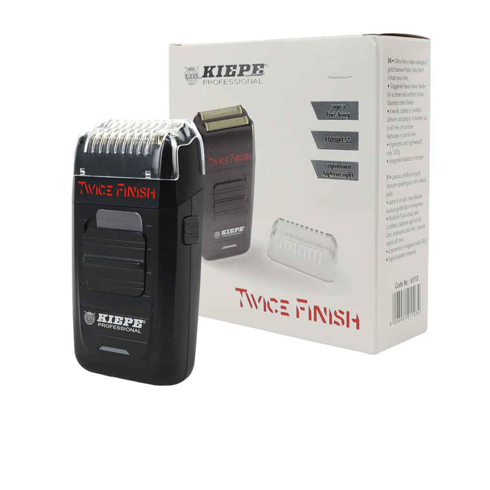 Kiepe Professional Twice Finish Shaver - Precision Hair Trimming Tool For Salon Quality Results