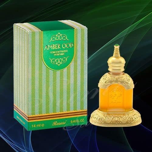 Rasasi Amber Oudh M 14ml Concentrated Perfume Oil Boxed
