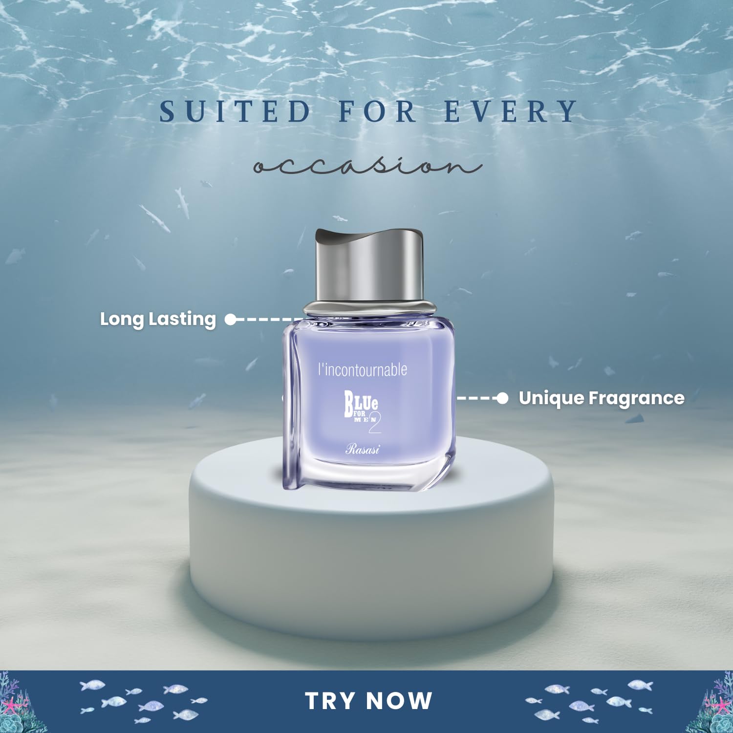 Rasasi L'Incontournable Blue 2 EDP M 100ml Boxed
