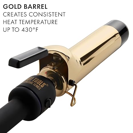 1" Salon curling Iron/Wand 24k Gold