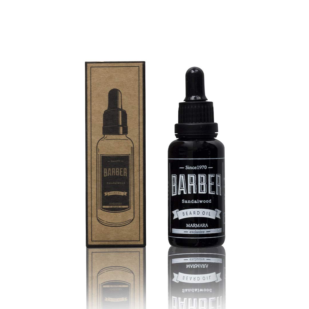 Marmara Barber Beard Oil 30Ml - Organic, All-Natural Formula For Healthy Beard Growth And Conditioning