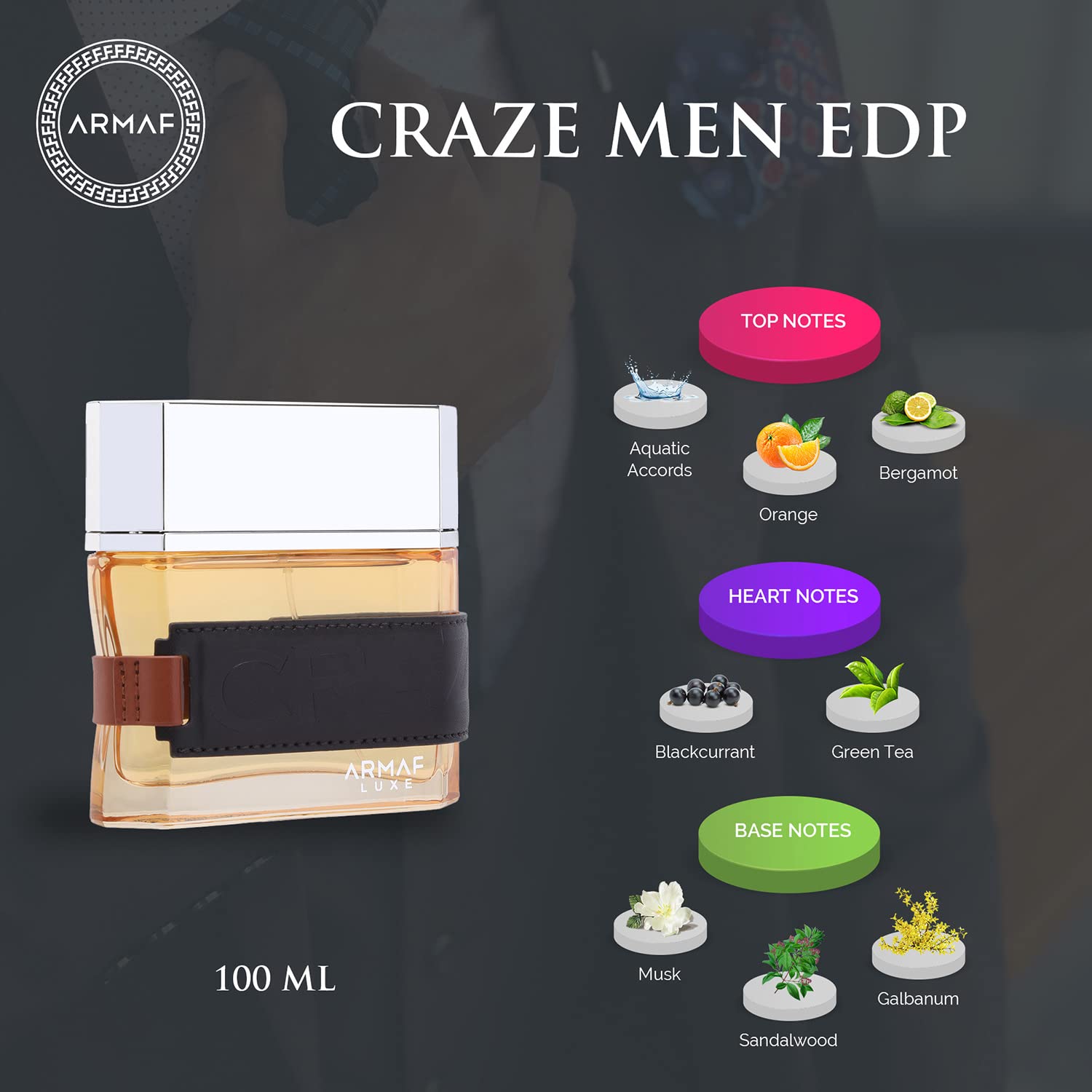 Armaf Craze EDP M 100ml Boxed