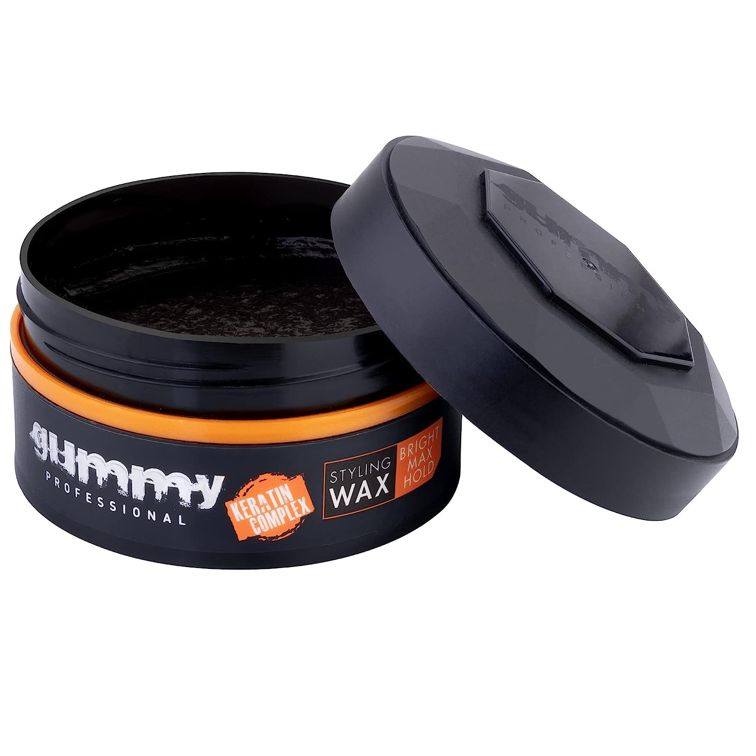 Gummy Hair Styling Wax Bright Finish - Strong Hold And Natural Shine