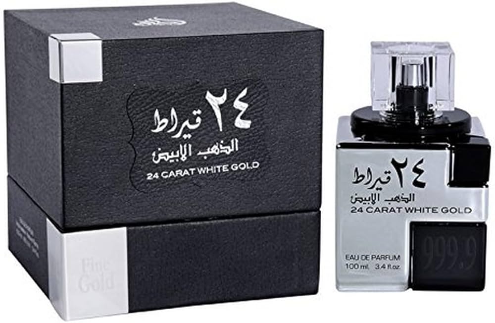 Lattafa 24 Carat White Gold M EDP 100ml Boxed